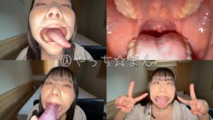【個人撮影】音羽美鈴の喉チン触り＆開口器アヘ顔Wピース (h_1651y00434)｜女優AV